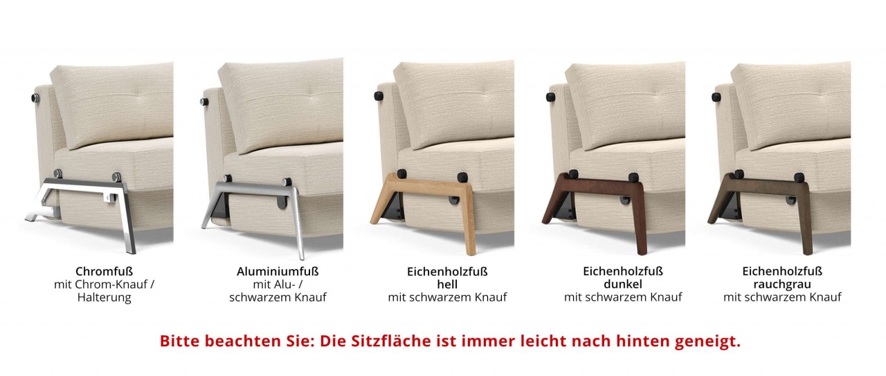 CUBED 02 Schlafsofa 160x200 cm von Innovation in diversen Stoffen