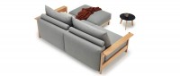 Vorschau: MALLOY WOOD Schlafsofa mit Holzarmlehnen von Innovation