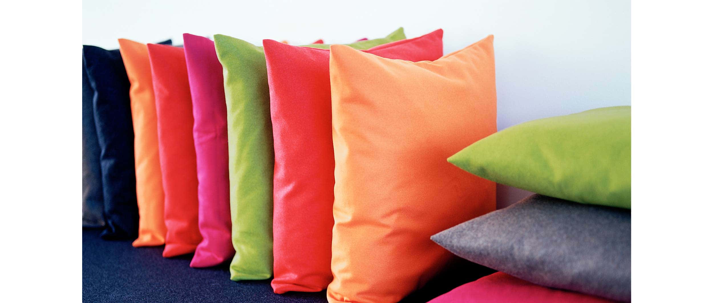 milan kissen softline diverse stoffe farben