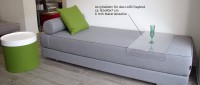 Vorschau: LUBI Liege, Daybed von Softline - mit Stoffen von KVADRAT