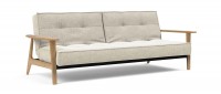 Vorschau: SPLITBACK Schlafsofa mit Frej und Lauge Holzarmlehnen von Innovation