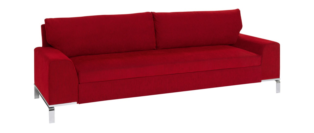 DIVAN Schlafsofa mit Armlehnen und Lattenrost von Swiss Plus