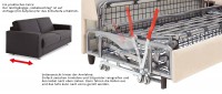 Vorschau: ROSTOCK DELUXE Schlafsofa mit extra langer Matratze von sofaplus