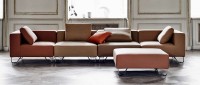 Vorschau: LOTUS, PASSION, OHIO Modulsofa von Softline - mit Stoffen von KVADRAT