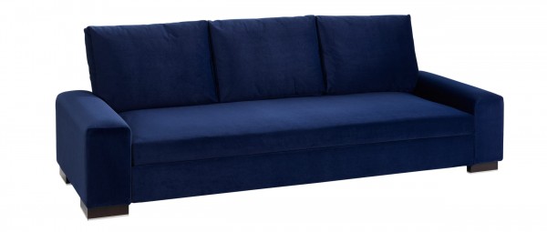 SALONE Schlafsofa mit Armlehnen und Holzfüßen von Swiss Plus