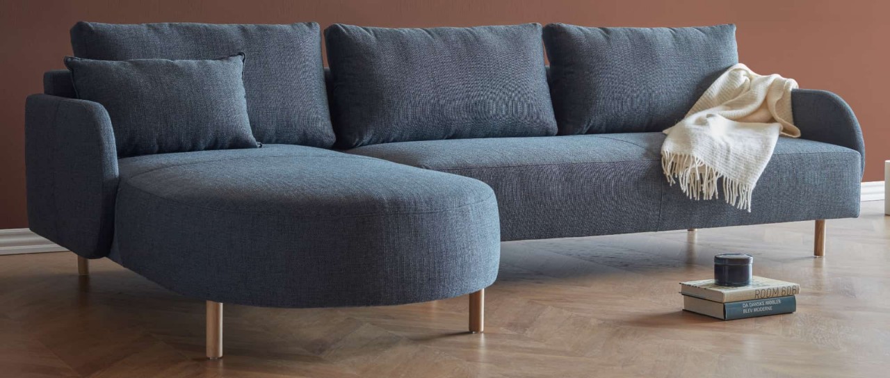 VARBERG 1-Sitzer Sofa mit Longchair als kleines Ecksofa