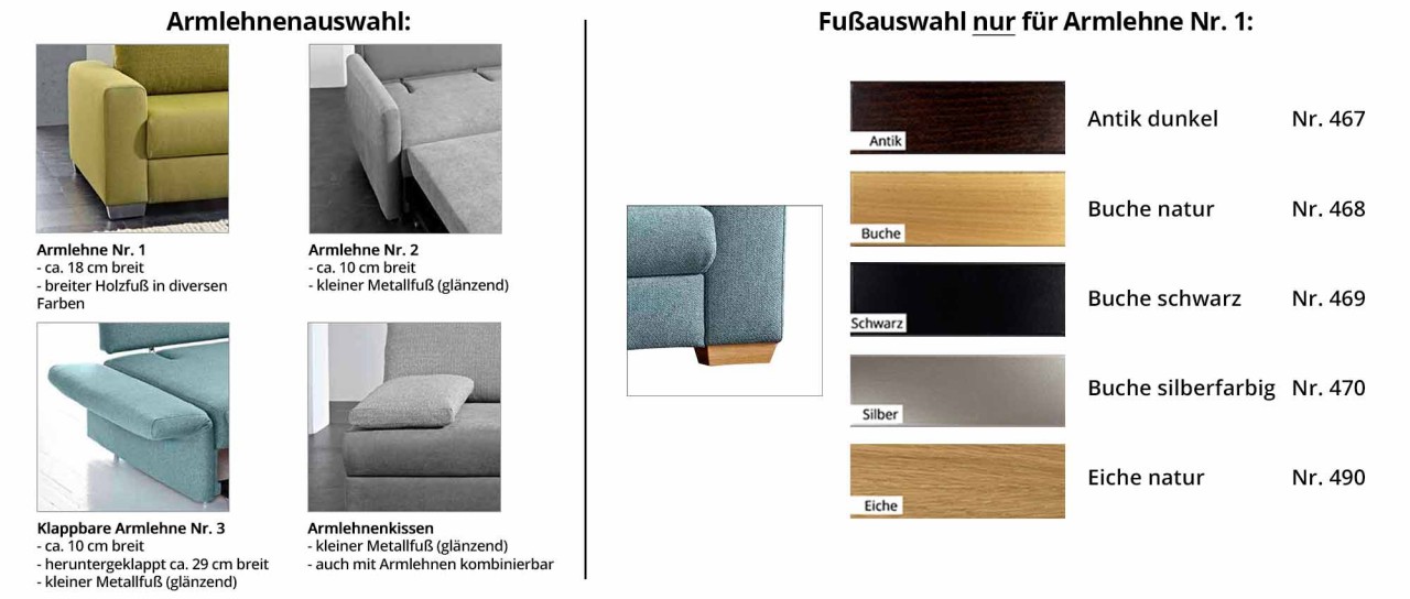 FRANKFURT DELUXE Eckschlafsofa von sofaplus