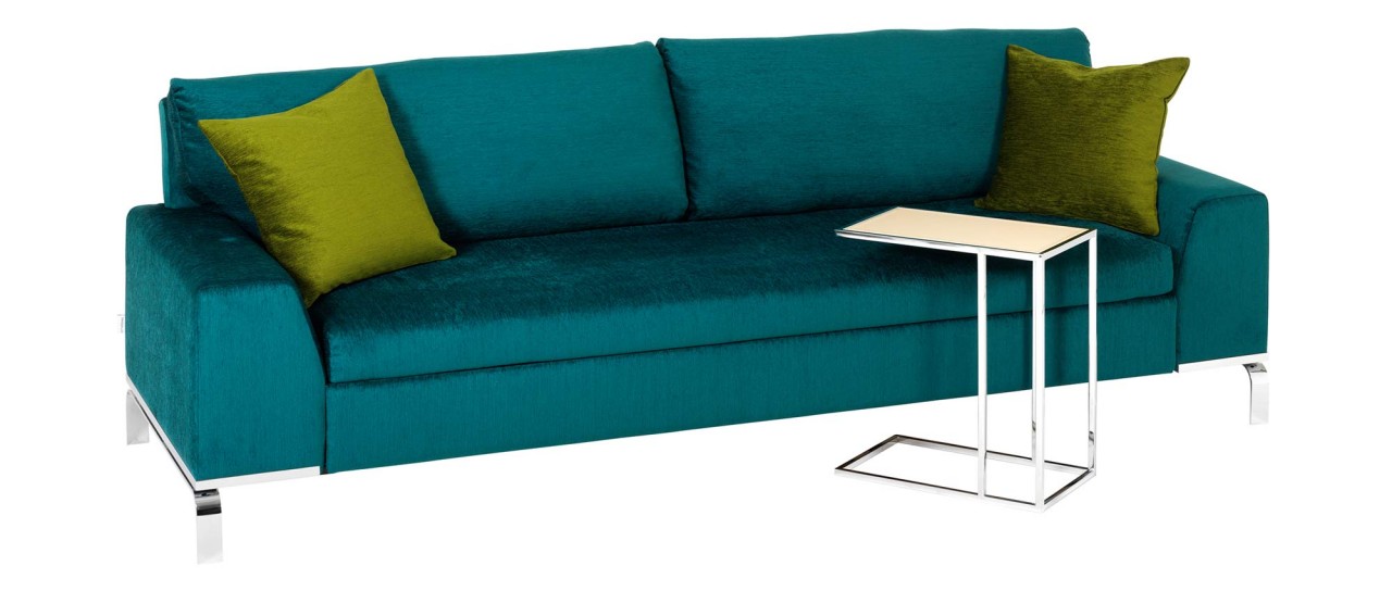 DIVAN Schlafsofa mit Armlehnen und Lattenrost von Swiss Plus