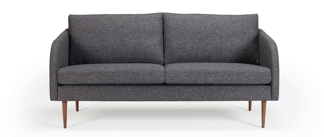 BERGEN 2,5 Sitzer Designer Sofa mit Polsterarmlehnen