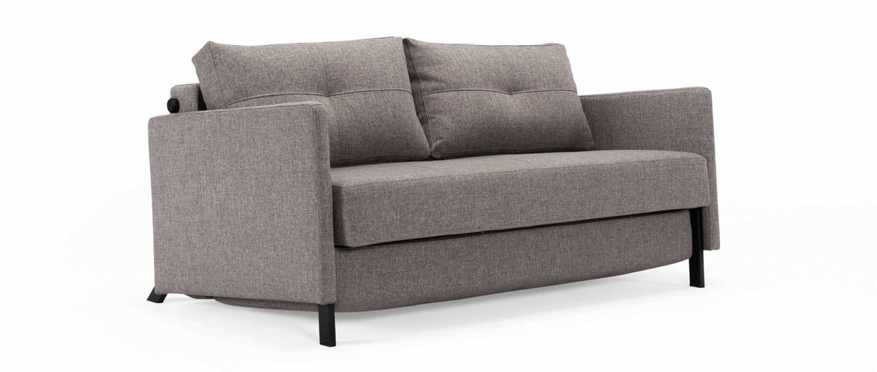 CUBED 02 Schlafsofa 140x200 cm mit Armlehnen von Innovation