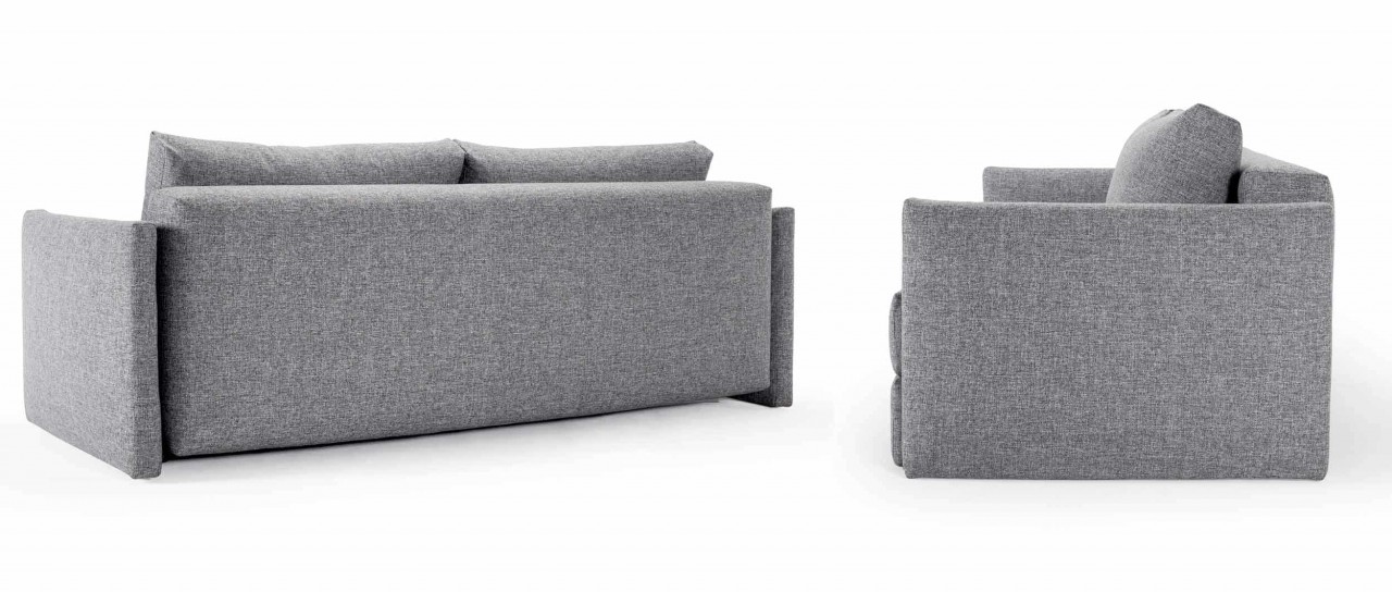 TRIPI von Innovation - Schlafsofa mit Polsterarmlehnen und Bettkasten