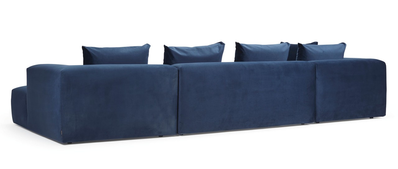 AALBORG Ecksofa mit U-Form und Polsterarmlehnen