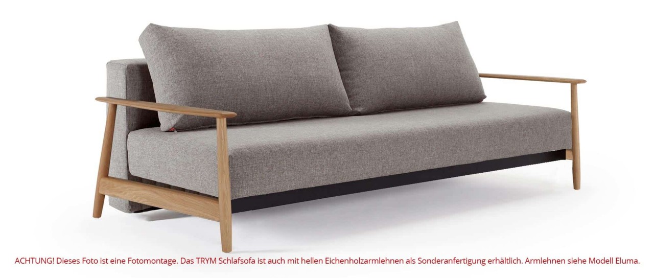 TRYM Schlafsofa mit Rückenkissen von Innovation