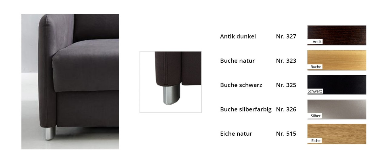 TRIER DELUXE Schlafsofa mit Lattenrost und Matratze von sofaplus