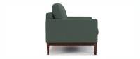 Vorschau: GÖTEBORG 2-Sitzer Designer Sofa mit Polsterarmlehnen und Holzfüßen