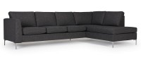 Vorschau: TRELLEBORG Sofa mit Eckanbau, Polsterarmlehnen und Metallfüßen