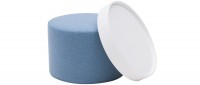 Vorschau: DRUM Sitzhocker, Pouf von Softline - mit Stoffen von KVADRAT