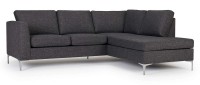 Vorschau: TRELLEBORG Sofa mit Eckanbau, Polsterarmlehnen und Metallfüßen