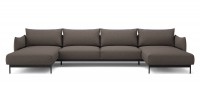 Vorschau: KAYTO Sofa in U-Form und mit flexiblen Armlehnen von Tenksom