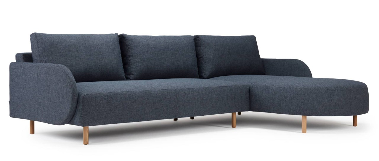 VARBERG 2-Sitzer L-Sofa mit Longchair und Polsterarmlehnen