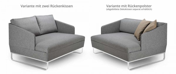 DUETTO DELUXE Schlafsofa, Bigsofa mit Lattenrost von Swiss Plus