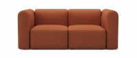 Vorschau: RUND 2-Sitzer &amp; 3-Sitzer Sofa - hohe Armlehnen - von Tenksom