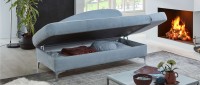 Vorschau: GLASGOW DELUXE Einzelliege mit Bettkasten von sofaplus