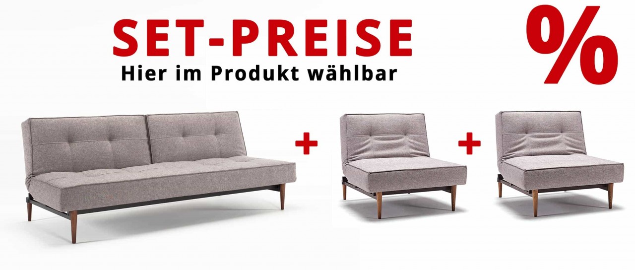 SPLITBACK Schlafsofa von Innovation