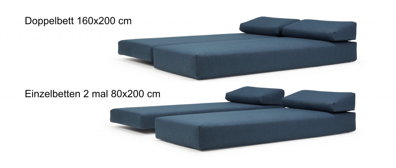 MYK Schlafsofa, Doppelbett von Innovation