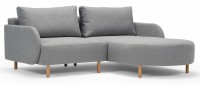 Vorschau: VARBERG 2-Sitzer L-Sofa mit Longchair und Polsterarmlehnen