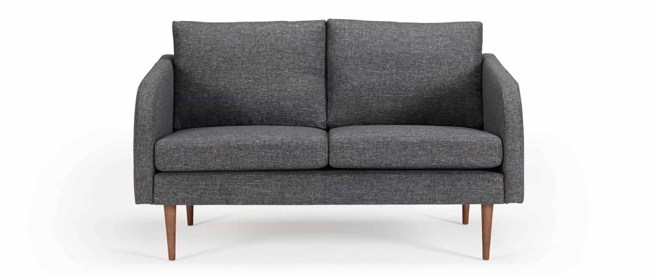 BERGEN 2-Sitzer Designer Sofa mit Polsterarmlehnen