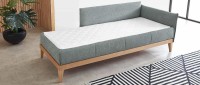 Vorschau: LINDAU DELUXE Einzelbett / Schlafsofa mit Lattenrost und Matratze von sofaplus