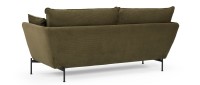 Vorschau: FALUN 2-Sitzer Designer Sofa mit Polsterarmlehnen und Metall- oder Holzfüßen