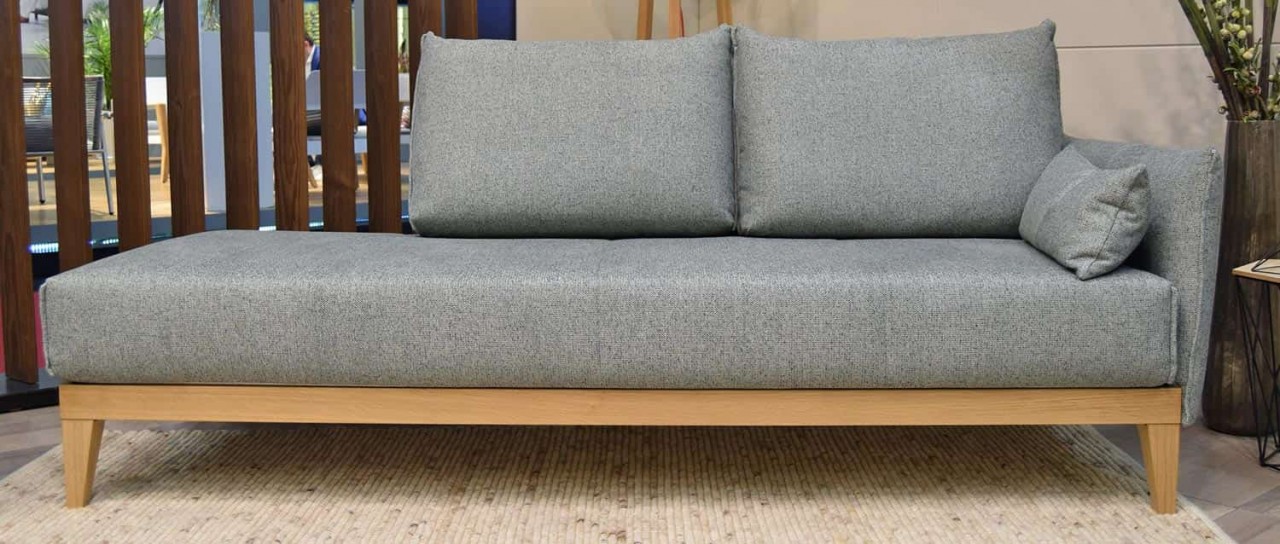 LINDAU DELUXE Einzelbett / Schlafsofa mit Lattenrost und Matratze von sofaplus