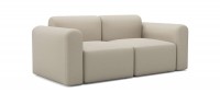 Vorschau: RUND 2-Sitzer &amp; 3-Sitzer Sofa - niedrige Armlehnen - von Tenksom
