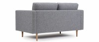 Vorschau: TRONDHEIM 2-Sitzer Designer Sofa mit Holz- oder Metallfüßen