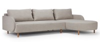 Vorschau: VARBERG 2-Sitzer L-Sofa mit Longchair und Polsterarmlehnen