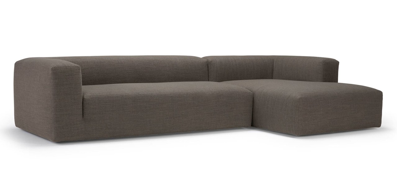 AALBORG Ecksofa mit Longchair und breiten Armlehnen