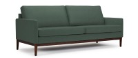 Vorschau: GÖTEBORG 3-Sitzer Designer Sofa mit Polsterarmlehnen und Holzfüßen