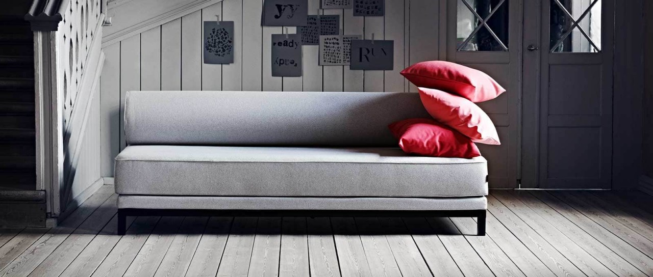 SLEEP Schlafsofa von Softline - mit Stoffen von KVADRAT