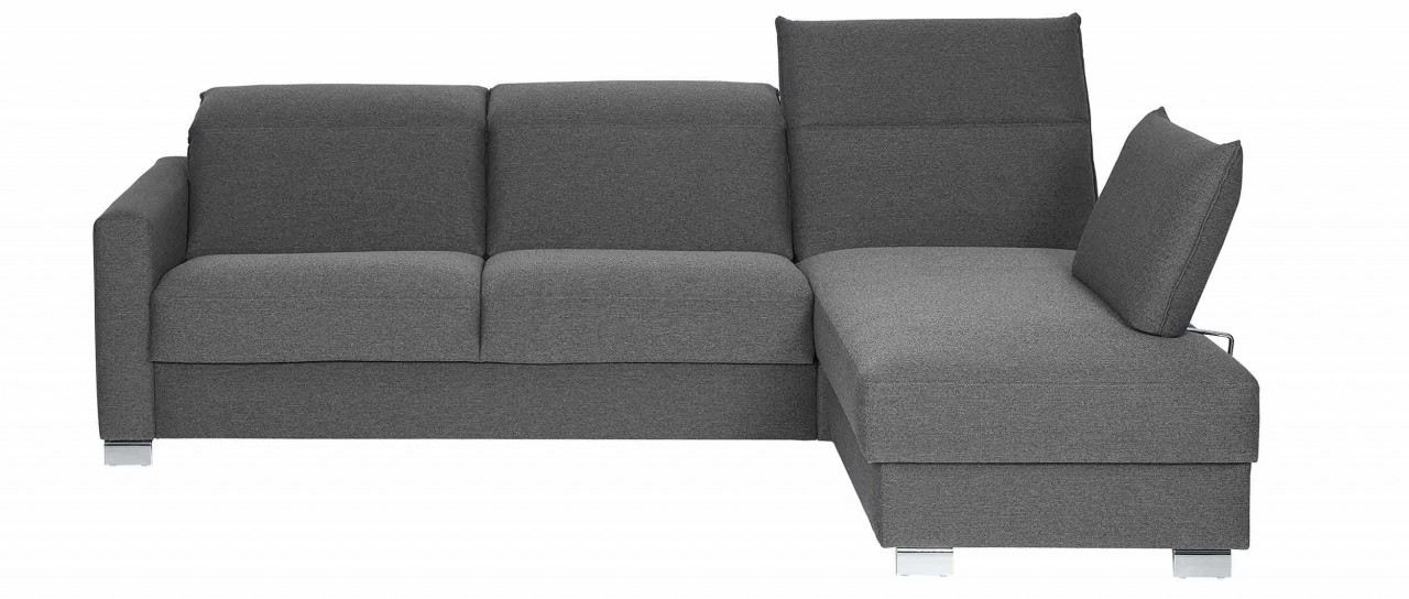 GENF DELUXE Eckschlafsofa mit extra langer Matratze von sofaplus