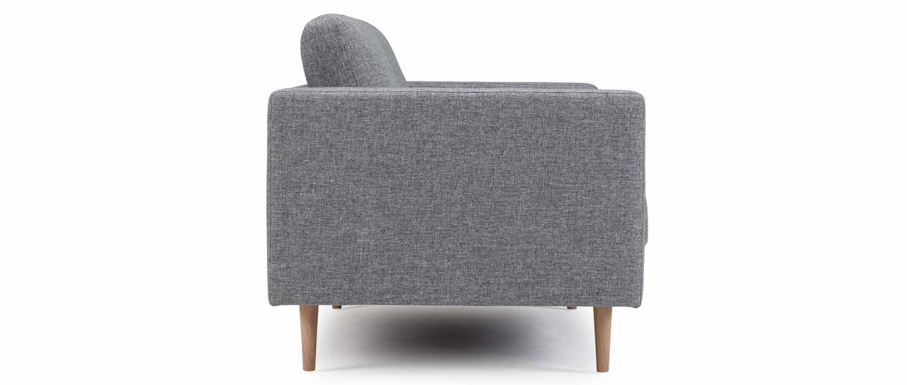 TRONDHEIM 2-Sitzer Designer Sofa mit Holz- oder Metallfüßen