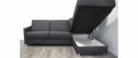 Vorschau: HAMBURG DELUXE Eckschlafsofa mit Lattenrost und Matratze von sofaplus