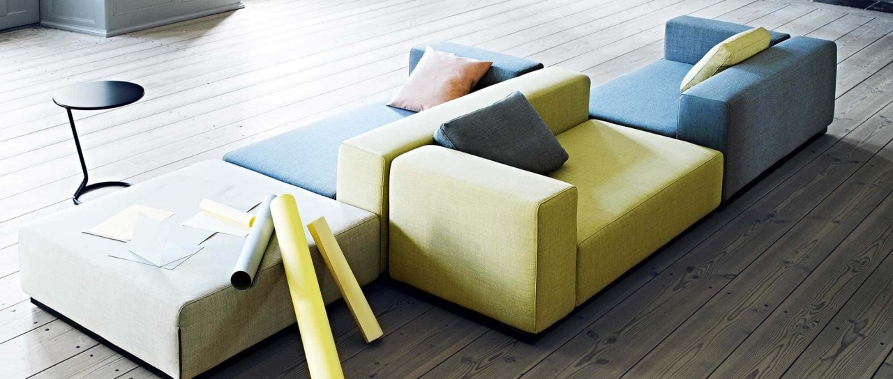 NEVADA 2-Sitzer Schlafsofa von Softline - mit Stoffen von KVADRAT