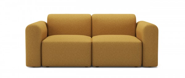 RUND 2-Sitzer & 3-Sitzer Sofa - niedrige Armlehnen - von Tenksom