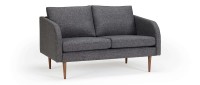 Vorschau: BERGEN 2-Sitzer Designer Sofa mit Polsterarmlehnen
