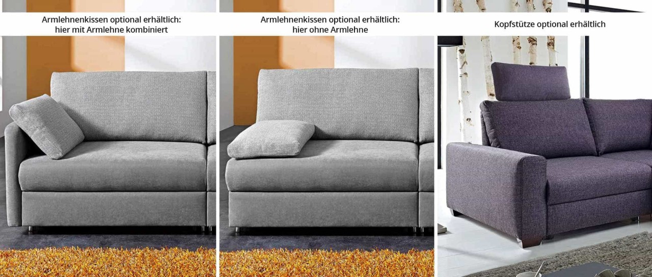 FRANKFURT DELUXE Eckschlafsofa von sofaplus