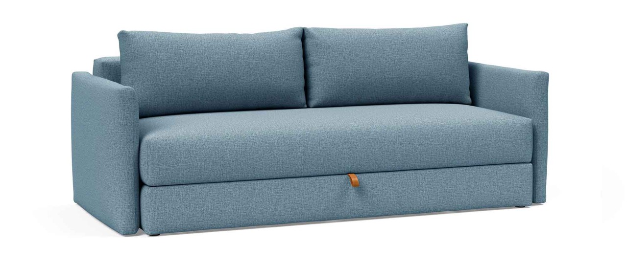 TRIPI von Innovation - Schlafsofa mit Polsterarmlehnen und Bettkasten