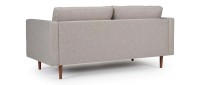 Vorschau: HALMSTAD 2,5-Sitzer Designer Sofa mit Polsterarmlehnen und Holzfüßen