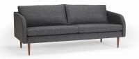 Vorschau: BERGEN 3-Sitzer Designer Sofa mit Polsterarmlehnen